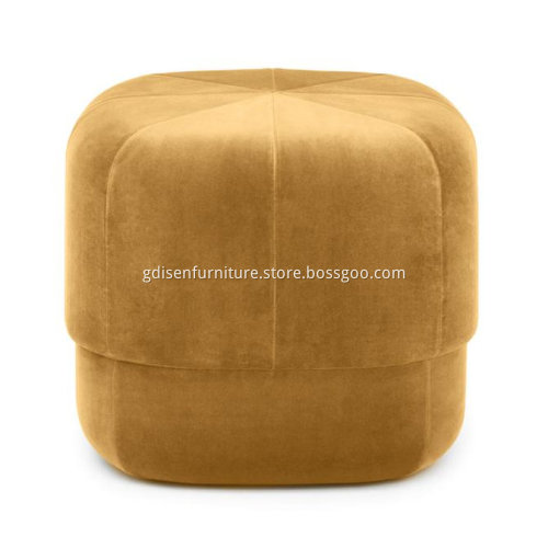 Circus Pouf in Velour velvet sofa ottoman